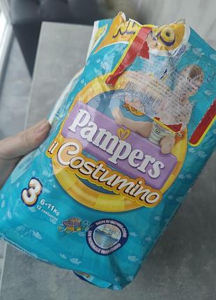 Аква трусики для плавания pampers il costumino размер 3 6-11 кг 10 шт