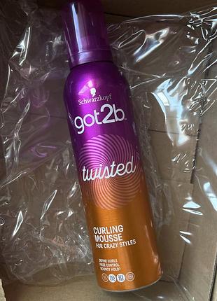 Гель для фіксації волосся got2b twisted double curling power mousse