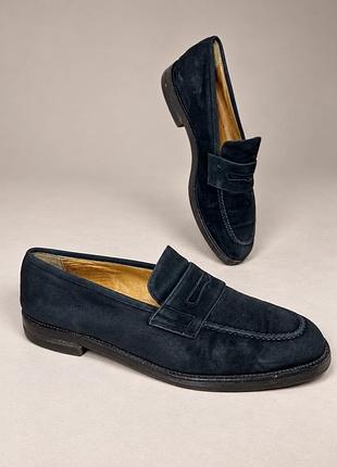 Чоловічі лофери cole haan замшеві чорні 46 розмір