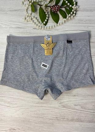 Трусики шортики  жіночі з бавовни в рубчик від бренду aonidasi арт. 5245🎀