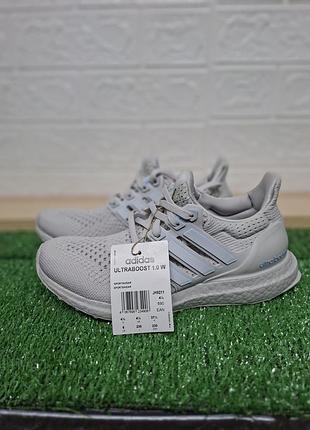 Женские кроссовки adidas ultraboost 1.0 grey one / cloud white / glow blue 37 1/3