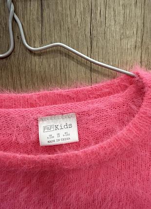 Светр для дівчинки f&f kids рожевий