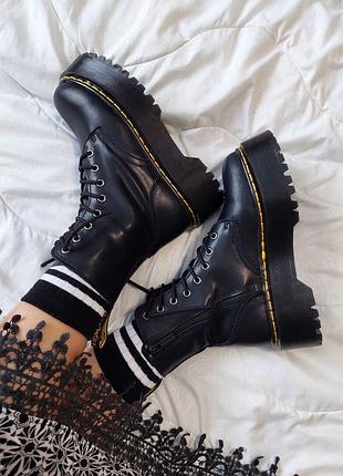 Dr. martens jadon black хутро 4