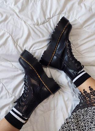 Dr. martens jadon black хутро 6