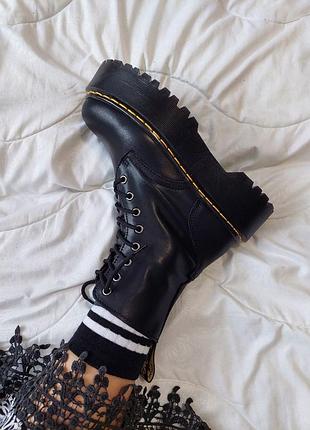 Dr. martens jadon black хутро 5
