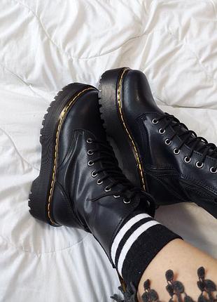 Dr. martens jadon black хутро 2
