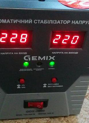 Стабілізатор напруги  "gemix gmx-2000". 7