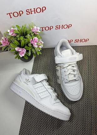 Оригинальные кроссовки adidas forum новые кожаные