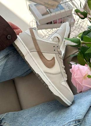 Кросівки жіночі dunk low retro beige