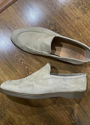 Замшеві лофери benci brothers made in italy | 36,5 | натуральна замша