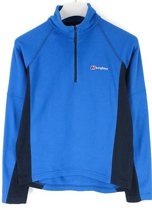 Кофта чоловіча berghaus hartsop half-zip micro fleece синя розмір s