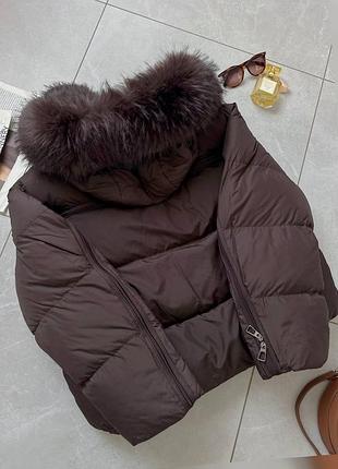 Зимова куртка з хутром