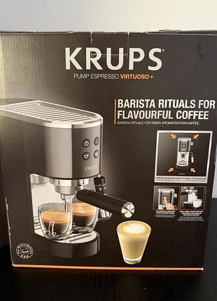 Кавоварка krups virtuoso+ еспресо та капучино