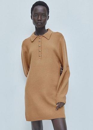 Коротка сукня жіноча h&m коричнева розмір xl