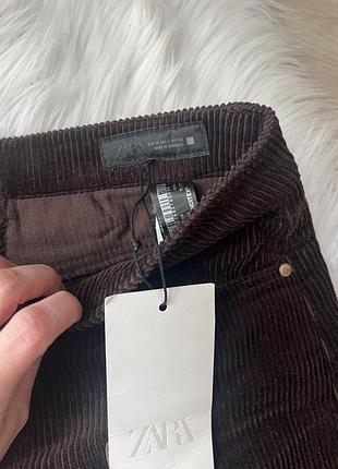 Штани вільветові zara 2