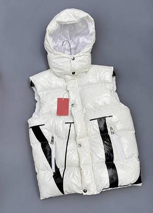 Жилетка moncler x valentino біла