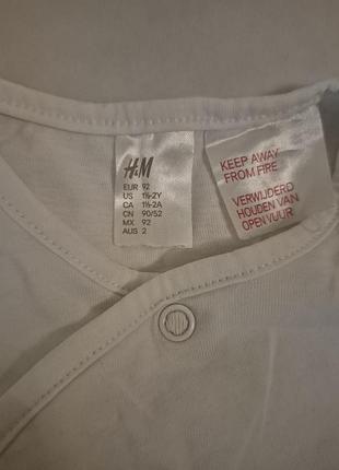 Человечек h&amp;m для девочки 1,5-2 года, 86-92 см 3