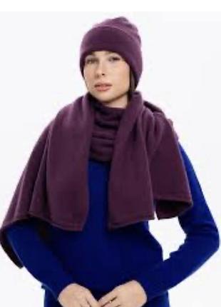 Bio cashmere набір кашеміровий шарф та шапочка