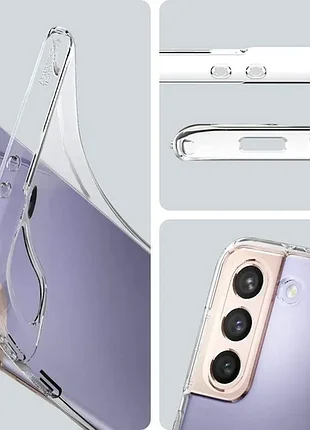 Чехол spigen liquid crystal для samsung galaxy s21 plus crystal clear (acs02383) 6