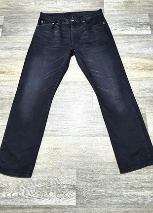 Чоловічі чорно-сірі джинси gap, розмір 32/30 premium straight.