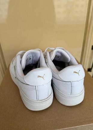 Кеди puma оригінал білі 4