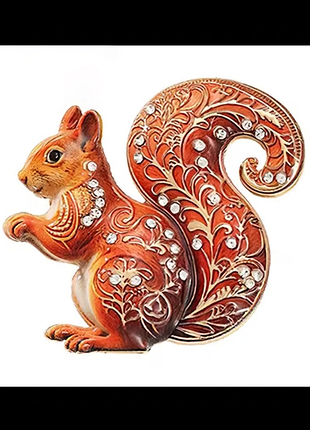 Уценка! милая брошь белочка 🐿️