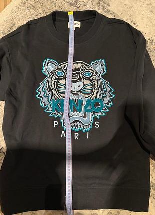 Кофта чоловіча kenzo чорна з тигром 3