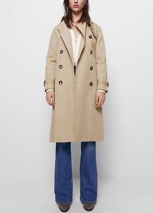 Плащ,тренч massimo dutti 6756/609