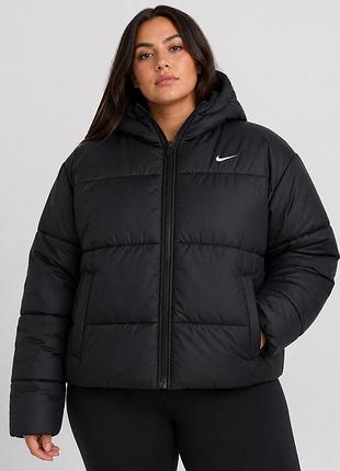 Nike sportswear classic puffer therma-fit loose hooded jacket куртка зимняя короткая женская 3xl (12346001-8)