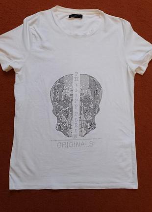 Футболка philipp plein original m-l ідеальний стан стрейчова