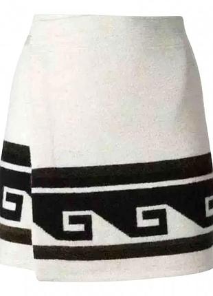 Шерстяная юбка на запах isabel marant