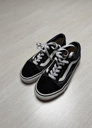 Кеди унісекс vans чорні, розмір 37