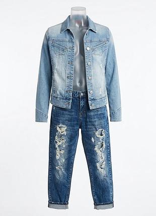 Піджак + штани (набір джинсовий)yi jie (yi jie fashion jeans) та розмір s.