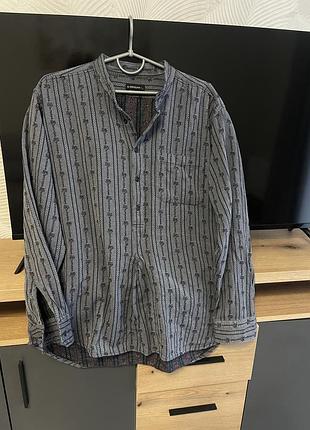 Чоловіча австрійська сорочка з едельвейсами