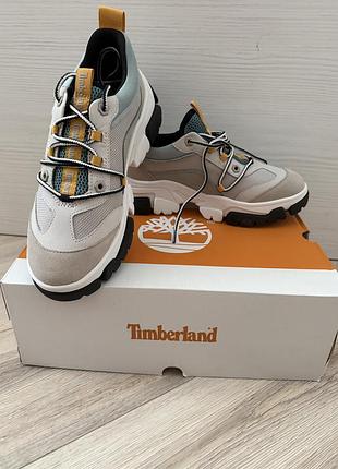 Кросівки жіночі timberland сірі з білим