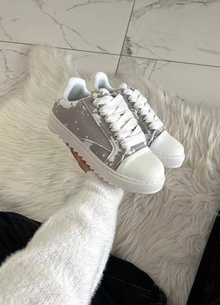 Кроссовки numeris atelier pigment grey white арт 26005