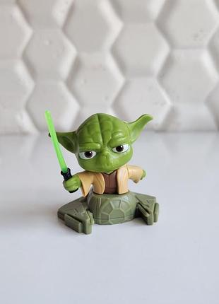 Колекційна іграшка з великого кіндера максі магистра йоды kinder surprise maxi star wars yoda зоряні війни