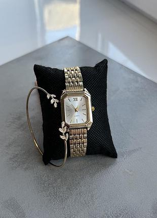 Жіночий кварцовий годинник 😍 + браслет 🎁