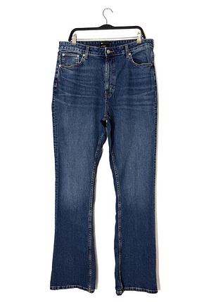 Синие джинсы клеш asos design tall