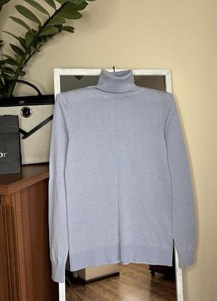 Свитер гольф шелк шерсть лана massimo dutti