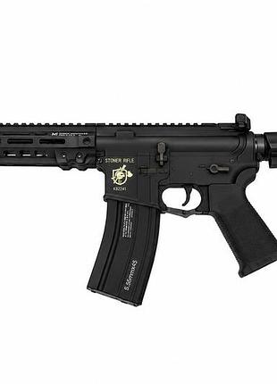Іграшковий автомат ar16 mk8 qj0130 на акумуляторі, електричний гель-бластер на орбізах, чорний