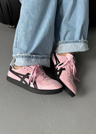 😍 женские кроссовки asics onitsuka tiger tokuten pink/black