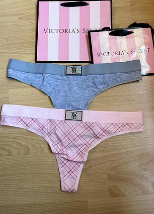 Новые трусики victoria secret оригинал с камнями