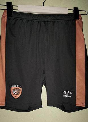 Шорты hull city fc umbro футбольные черные