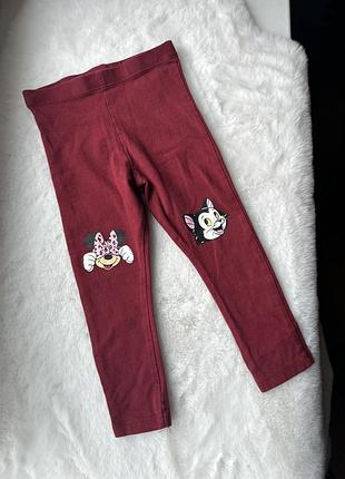 Классные лосины primark, лосины, бордовые лосины