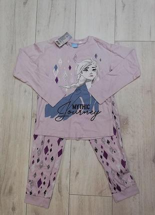 Піжама для дівчинки frozen рожева, розмір 122-128 см