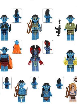 Набір мініфігурок-конструкторів аватар (avatar) 10 фігурок