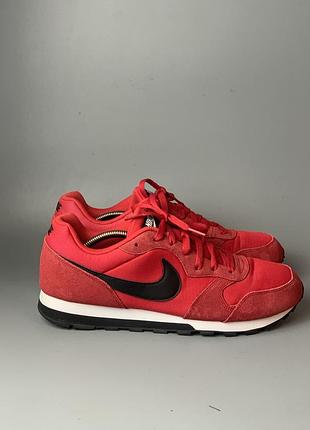 Кросівки чоловічі nike md runner 2 червоні, розмір 45