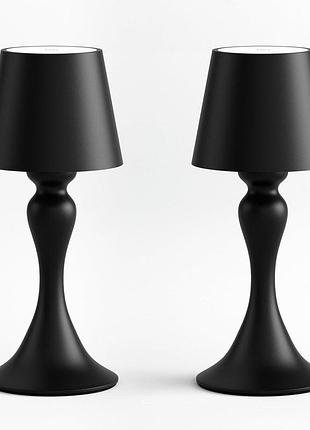 2 шт. комплект настільних led ламп irotine ht034 бездротові світлодіодні лампи на стіл 5000 ма·год