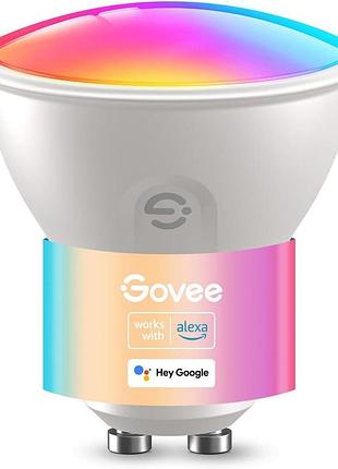 Розумна світлодіодна лампочка gu10 govee rgbww smart led bulb h600d 400 лм led-лампочка 2700-6500 к